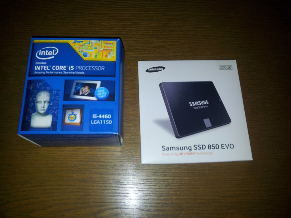 Intel i5 4460 3.2 GHz & Samsung 850 EVO 500GB